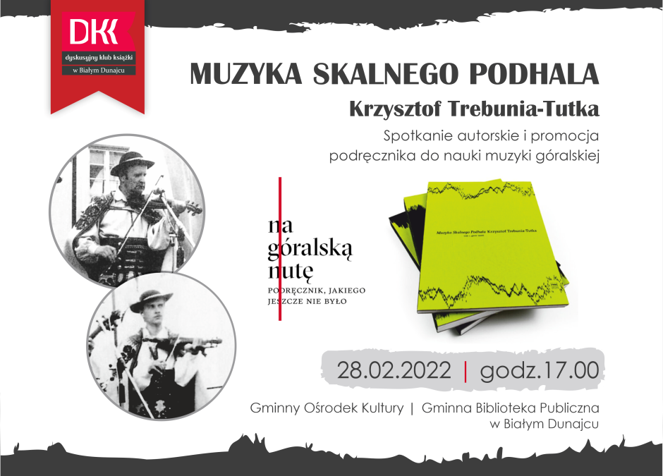 Miniaturka artykułu Spotkanie z Krzysztofem Trebunią Tutką i promocja podręcznika „Muzyka Skalnego Podhala”