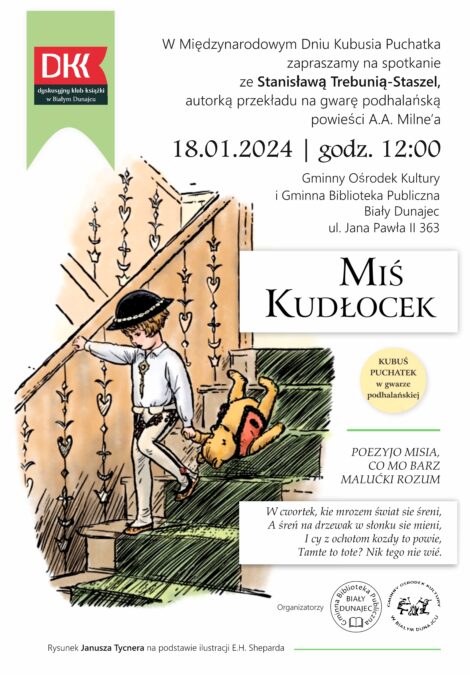 Miniaturka artykułu „Miś Kudłocek” – spotkanie autorskie ze Stanisławą Trebunią-Staszel w ramach DKK