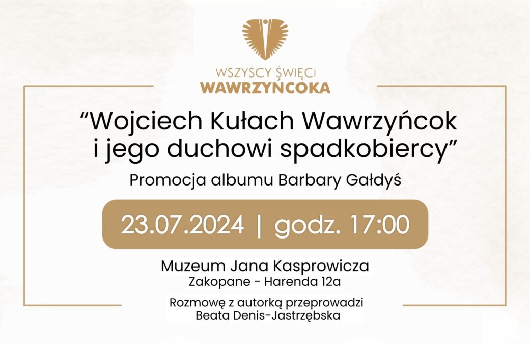 Miniaturka artykułu Promocja albumu Barbary Gałdyś „Wojciech Kułach Wawrzyńcok i jego duchowi spadkobiercy”