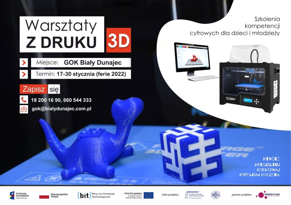 Miniaturka artykułu Warsztaty z projektowania i druku 3D dla dzieci i młodzieży