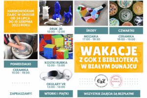 Miniaturka artykułu Wakacje z GOK i Biblioteką w Białym Dunajcu