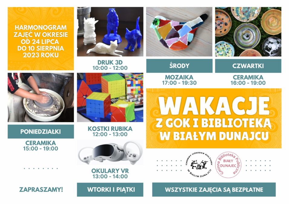 Miniaturka artykułu Wakacje z GOK i Biblioteką w Białym Dunajcu