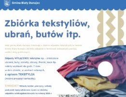 Miniaturka artykułu Zbiórka tekstyliów, ubrań, butów itp.